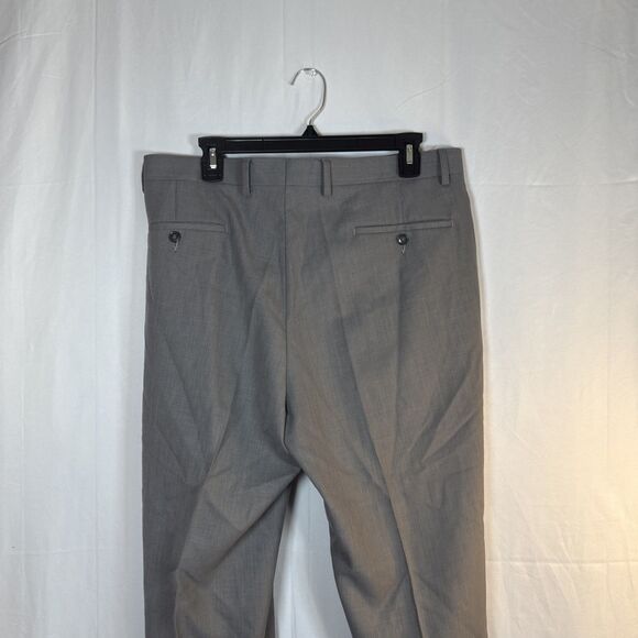 Lauren Ralph Lauren Mens Classic Fit Grey Dress Pants Size 34 X 32 Preowned - Picture 8 of 16